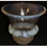 A René Lalique "Piriac Vase", no.