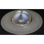 A René Lalique "Coquilles" pattern ceiling light or plafonier,