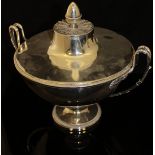 A Regence period French silver tureen and cover of urn form (circa 1809-19,