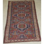 A fine Caucasian rug,