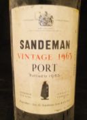 Sandeman Vintage Port 1963, bottled in 1965,