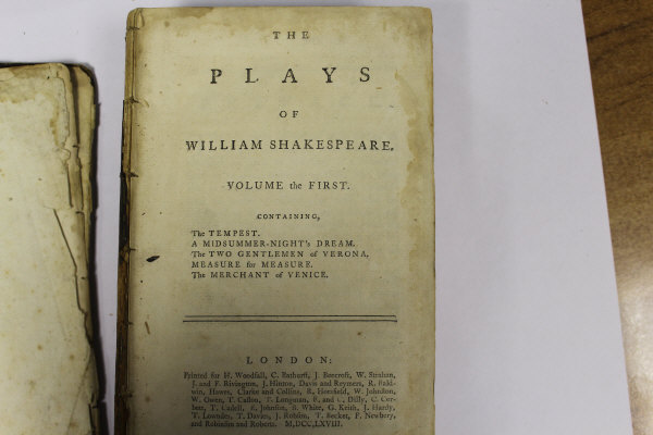 WILLIAM SHAKESPEARE "The Plays of William Shakespeare", a set of eight volumes, published London, - Image 7 of 41