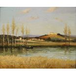 MARCEL DYF (1899-1985) "Villeneuve les Avignons", oil on canvas, signed bottom right,