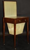 A Regency rosewood and inlaid work table,