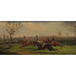 ATTRIBUTED TO HENRY GORDON ALKEN (1810-1894) "Cross Country steeplechasing",