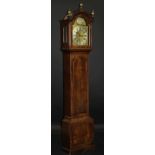 A George III mahogany cased eight day long case clock by Thomas Fordham of Braintree with brass
