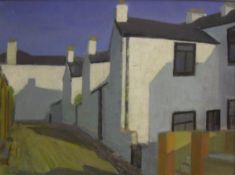 LINCOLN PUGH JENKINS (1901-1988) "White Houses", a study, oil on canvas, unsigned,