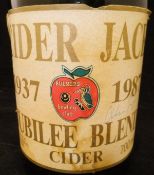 Bulmer's Bowling Club Cider Jack 1937-1987 Jubilee Blend Cider,