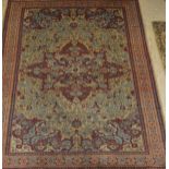 A Persian style rug,