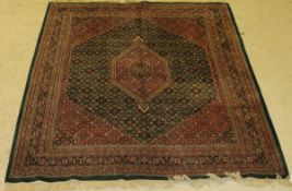 An Oriental carpet,