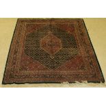 An Oriental carpet,