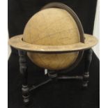 A 12" celestial globe after the original by Newton & Son,