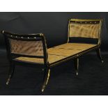 A modern Regency style daybed,