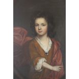 ATTRIBUTED TO CHARLES D'AGAR (1669-1723) "George Allanson as a young boy", a portrait study,