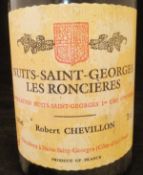 Nuits St Georges Les Perrières Robert Chevillon 1989 75cl x 9 and Nuits St Georges Les Roncières