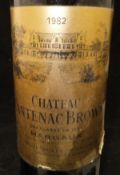 Chateau Cantenac Brown Margaux 1982,