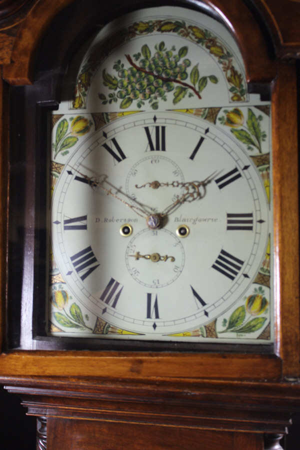 A George III mahogany cased eight day long case clock by D Robertson of Blairgowrie, - Image 2 of 2