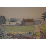 DAVID ROLT (1916-1985) "A village near Chipping Norton", possibly Daylesford or Chadlington,