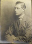 HUGH CECIL (1892-1939) bromide print, photographic portrait of Edward, Prince of Wales,