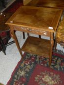 A rosewood veneered dressing table,