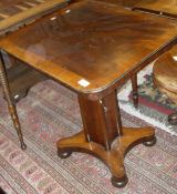 A Victorian mahogany reading/writing table,