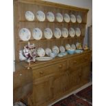 A Victorian pine dresser,