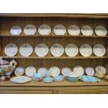 A Poole Pottery part dinner and tea service,