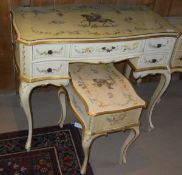 A modern painted dressing table,