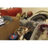 WITHDRAWN - Twelve boxes of sundries to include plated wares, china and glass wares, cutlery,