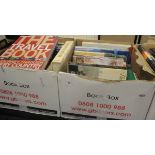 Fifteen boxes of books to include childrens' titles, titles on dog care,