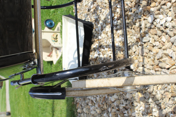 A 1961 Silver Cross York model pram together with a painted childs high seat CONDITION - Image 6 of 19