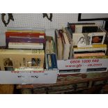 Three boxes of books mainly concerning antique collecting,