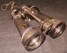 A pair of military Barr & Stroud binoculars marked "7 X CF41 Glasgow & London A.P.