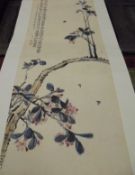 CHINESE SCHOOL IN THE MANNER OF FEI'AN YU "Bees amongst blossoming foliage",