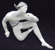 A Lladro figure of Nostalgia Harlequin from the Utopia range printed and stamped marks with labels