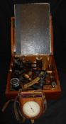 An Hezzanith Rapid Reader sextant, boxed with various accessories,