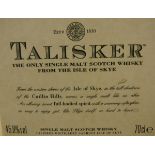 Talisker Single Malt Scotch Whisky, 70 cl x 1, Glenfiddich Single Malt Scotch Whisky 12 Year Old,