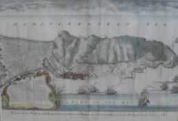 TINDAL (PUBLISHER) "Plan of the Town and Fortifications of Gibraltar,