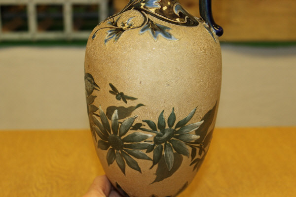 A Doulton Lambeth stoneware ewer by Florence Barlow, - Image 12 of 33