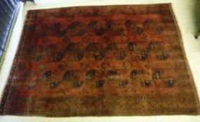 An Afghan rug,