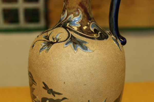 A Doulton Lambeth stoneware ewer by Florence Barlow, - Image 7 of 33