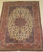 A very fine Kashan rug,