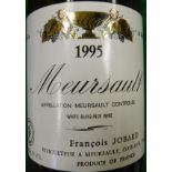 Meursault François Jobard Vin Fin de Bourgogne 1995,