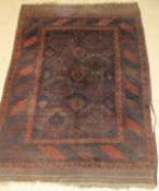 A Bokhara style rug,
