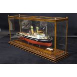A scale model of the ship "TST Sir David Hunter",