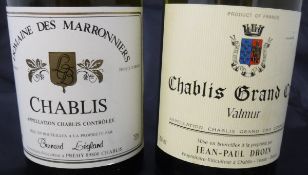 Domaine de Marronniers bottled by Bernard Legland of Prehy Chablis 1995, 75 cl x 12,