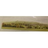 AFTER JAMES "Liddington Hill from Wanborough", limited edition colour print No'd.