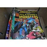 A collection of comics to include "Dracula Lives" No. 2 (Nov 2 1974) - No. 9 (Dec 21 1974), No.