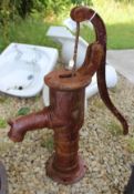 A modern cast iron decorative garden pump*