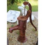 A modern cast iron decorative garden pump*